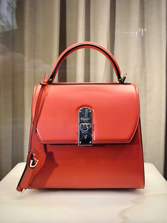 Luxury leather handbag